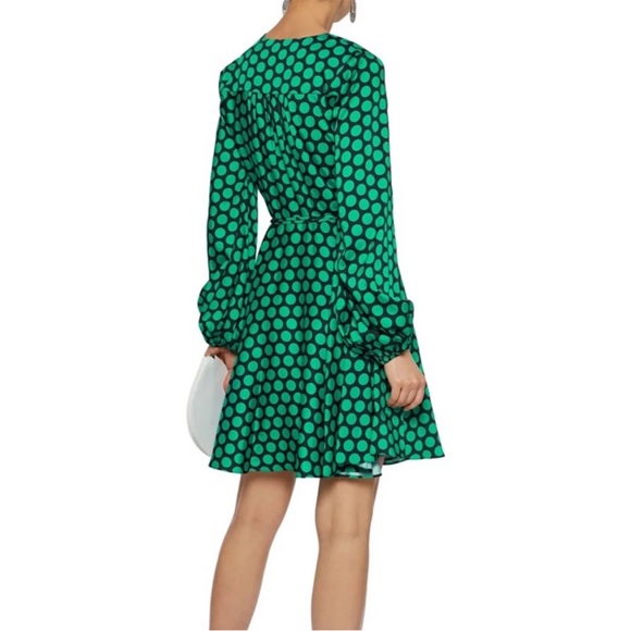 Milly Siena Polka Dot Wrap Dress - Picture 3 of 16